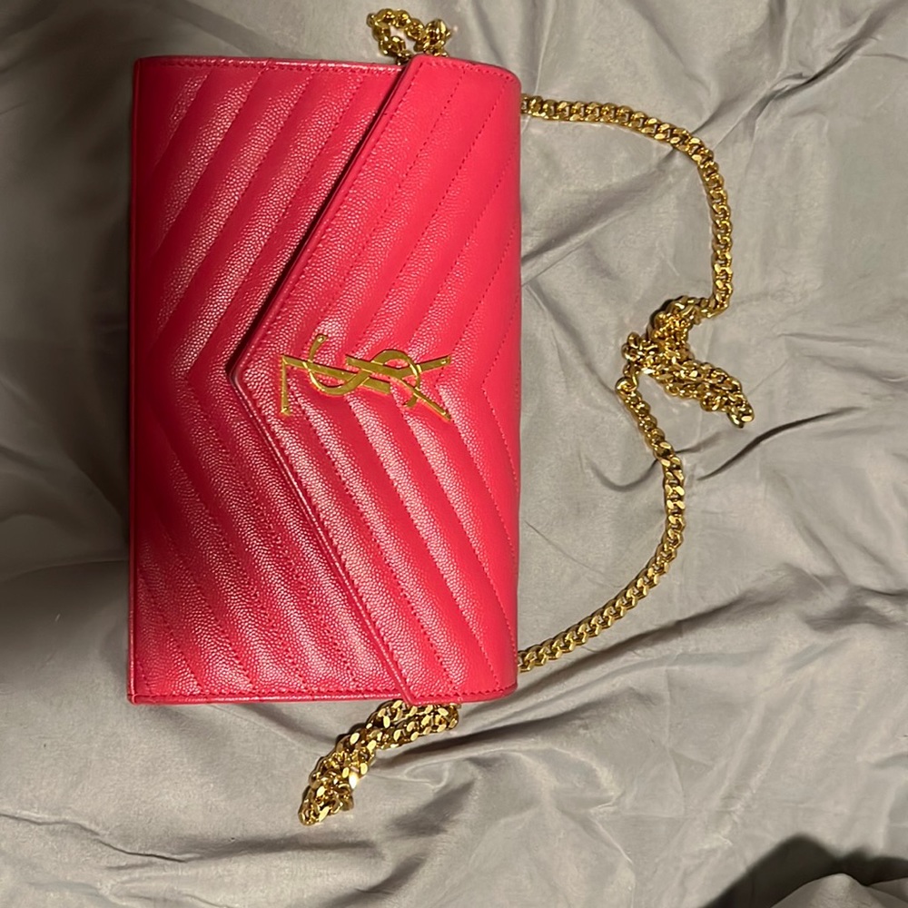 Pink YSL bag